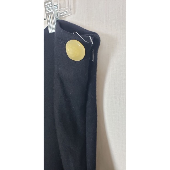 Vince Black Wool Blend Wide Leg Dress Pants 16 Classy Work Career Office Warm - Picture 6 of 9